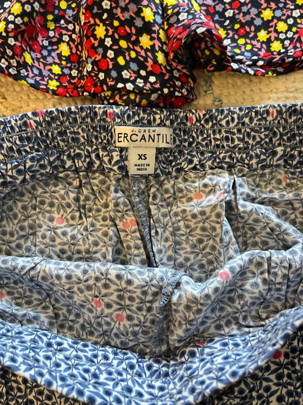J. Crew Factory Multi Floral Elastic-Waist Shorts - Picture 4 of 5